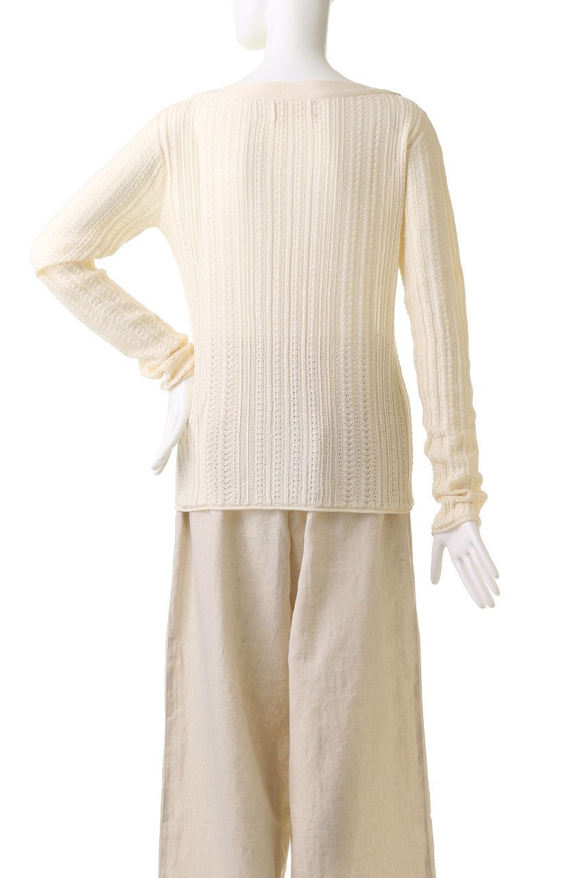 【プリスティン/PRISTINE】の和紙コットンシルク透かし編みPO 人気、トレンドファッション・服の通販 founy(ファニー) 　ファッション　Fashion　レディースファッション　Fashion for Women　トップス・カットソー　Cut & Sew Tops　ニット　Knit Tops & Sweaters　カジュアルプルオーバー・ニットトップス　Pullovers & Knit Tops / Casual Pullovers　シルク　Silk, 100% Silk　シンプル　Simple, Minimal　ロング　Long, Long-Length　夏　Summer　秋　Autumn　透かし　Cut-Out, Lacework　other-4|ID: prp329100002628685 ipo3291000000036906664