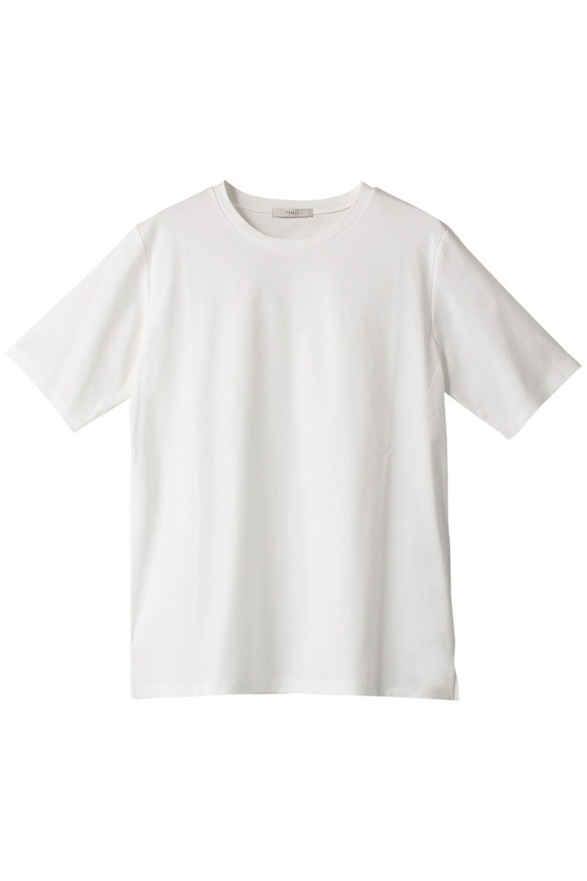 【ル フィル/LE PHIL】のパーフェクトTシャツ インテリア・キッズ・メンズ・レディースファッション・服の通販 founy(ファニー) 　ファッション　Fashion　レディースファッション　Fashion for Women　トップス・カットソー　Cut & Sew Tops　シャツ・ブラウス・オフィスカジュアル　Elegant Blouses & Button-Ups　ロングTシャツ・Tシャツ　Longline T-Shirts & Tees　カットソー・ベーシックTシャツ　Cut-and-Sewn Tops / Stretch Tees & Basics　インナー　Innerwear　コンパクト　Compact, Small Size　ショート　Short, Short Length　シンプル　Simple, Minimal　スリーブ　Sleeve, Long Sleeve / Short Sleeve　ベーシック　Basic, Essential　半袖　Short Sleeve, Half Sleeve　ホワイト|ID: prp329100002639226 ipo3291000000032922468