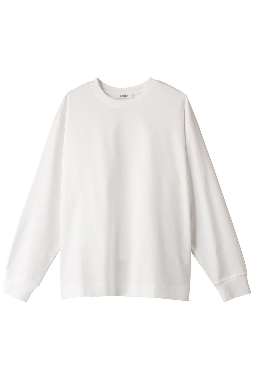 【エブール/ebure】のオーガニックソフトコットン ロングスリーブTシャツ インテリア・キッズ・メンズ・レディースファッション・服の通販 founy(ファニー) ファッション Fashion レディースファッション Fashion for Women トップス・カットソー Cut & Sew Tops シャツ・ブラウス・オフィスカジュアル Elegant Blouses & Button-Ups ロングTシャツ・Tシャツ Longline T-Shirts & Tees カットソー・ベーシックTシャツ Cut-and-Sewn Tops / Stretch Tees & Basics インド Indian Textile コンパクト Compact, Small Size シンプル Simple, Minimal スリーブ Sleeve, Long Sleeve / Short Sleeve ミドル Middle Length, Mid Height ロング Long, Long-Length 定番 Standard, Basic Item ホワイト|ID: prp329100002664630 ipo3291000000032848963