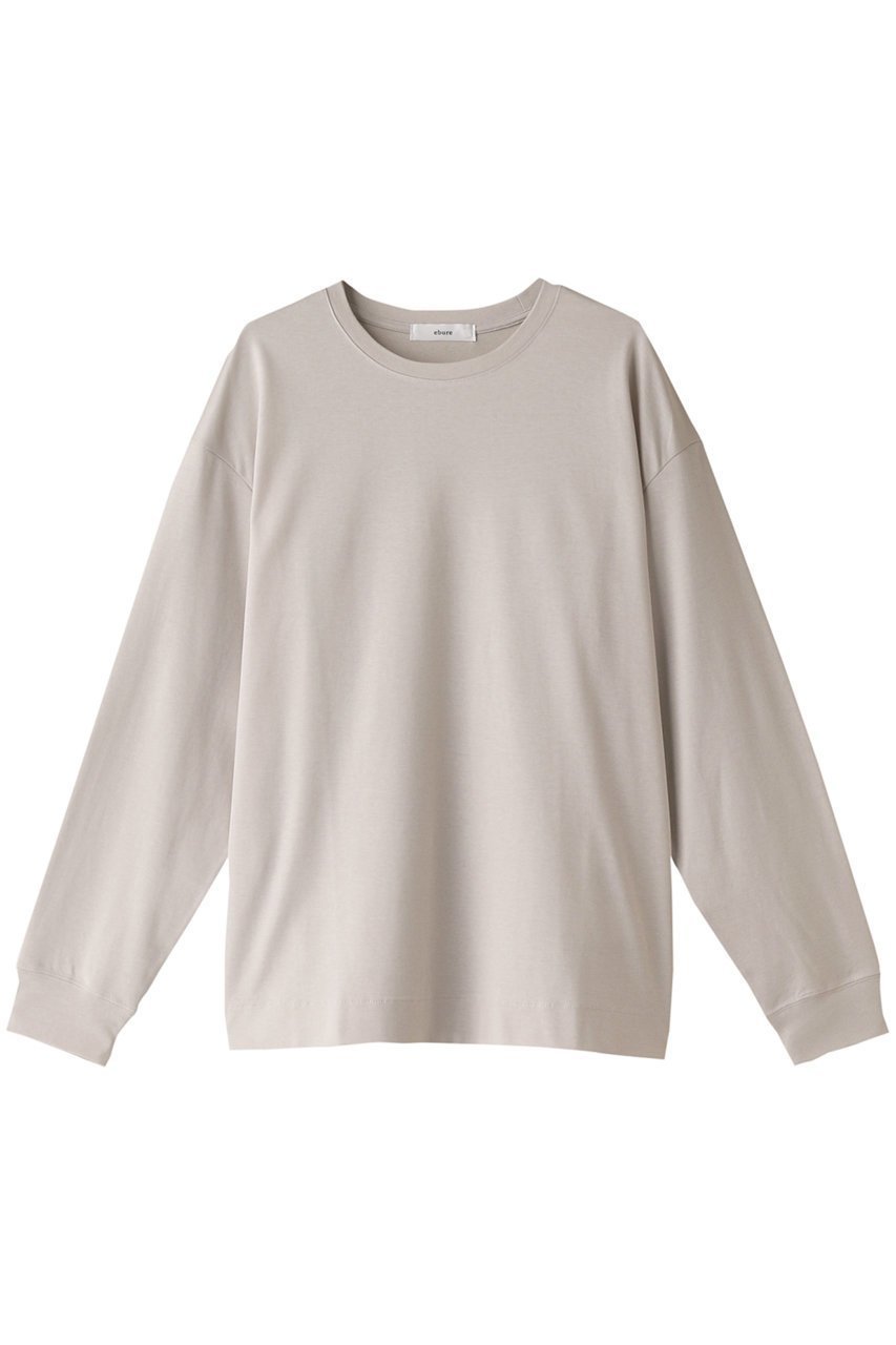 【エブール/ebure】のオーガニックソフトコットン ロングスリーブTシャツ インテリア・キッズ・メンズ・レディースファッション・服の通販 founy(ファニー) ファッション Fashion レディースファッション Fashion for Women トップス・カットソー Cut & Sew Tops シャツ・ブラウス・オフィスカジュアル Elegant Blouses & Button-Ups ロングTシャツ・Tシャツ Longline T-Shirts & Tees カットソー・ベーシックTシャツ Cut-and-Sewn Tops / Stretch Tees & Basics インド Indian Textile コンパクト Compact, Small Size シンプル Simple, Minimal スリーブ Sleeve, Long Sleeve / Short Sleeve ミドル Middle Length, Mid Height ロング Long, Long-Length 定番 Standard, Basic Item ライトグレー|ID: prp329100002664630 ipo3291000000032848976