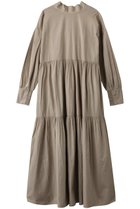 【マリリンムーン/MARILYN MOON】の【WALANCE】オーガニックコットン 2way ティアードレス グレージュ|ID: prp329100002667220 ipo3291000000035738458