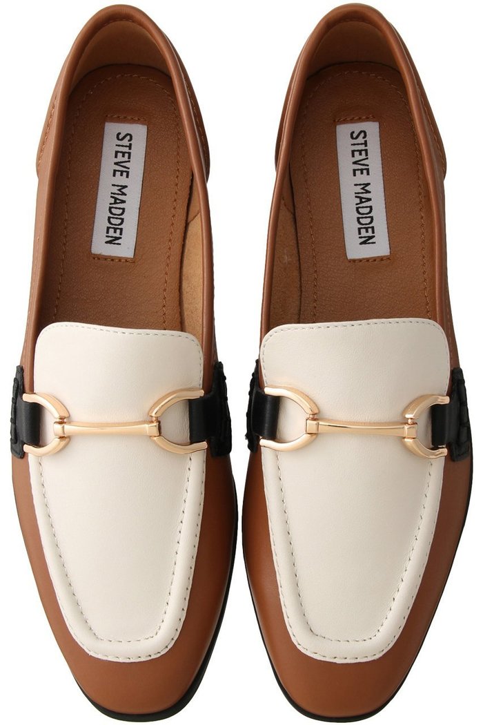 【スティーブマデン/STEVE MADDEN】のCARRINE バイカラーローファー インテリア・キッズ・メンズ・レディースファッション・服の通販 founy(ファニー) https://founy.com/ ファッション Fashion レディースファッション Fashion for Women シューズ Shoes, Footwear フラット Flat, Flat Shoes エレガント 上品 Elegant 定番 Standard, Basic Item |ID: prp329100002684911 ipo3291000000036179621
