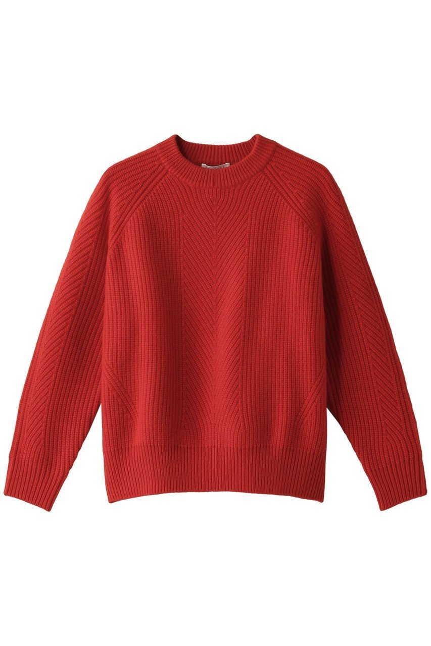 【デミーリー/DEMYLEE】のCHELSEA クルーネックカシミヤニットプルオーバー インテリア・キッズ・メンズ・レディースファッション・服の通販 founy(ファニー) 　ファッション　Fashion　レディースファッション　Fashion for Women　トップス・カットソー　Cut & Sew Tops　ニット　Knit Tops & Sweaters　カジュアルプルオーバー・ニットトップス　Pullovers & Knit Tops / Casual Pullovers　おすすめ　Recommended / Our Picks　シンプル　Simple, Minimal　セットアップ　Set-Up, Coordinated Outfit　定番　Standard, Basic Item　レッド|ID: prp329100002684927 ipo3291000000032952945