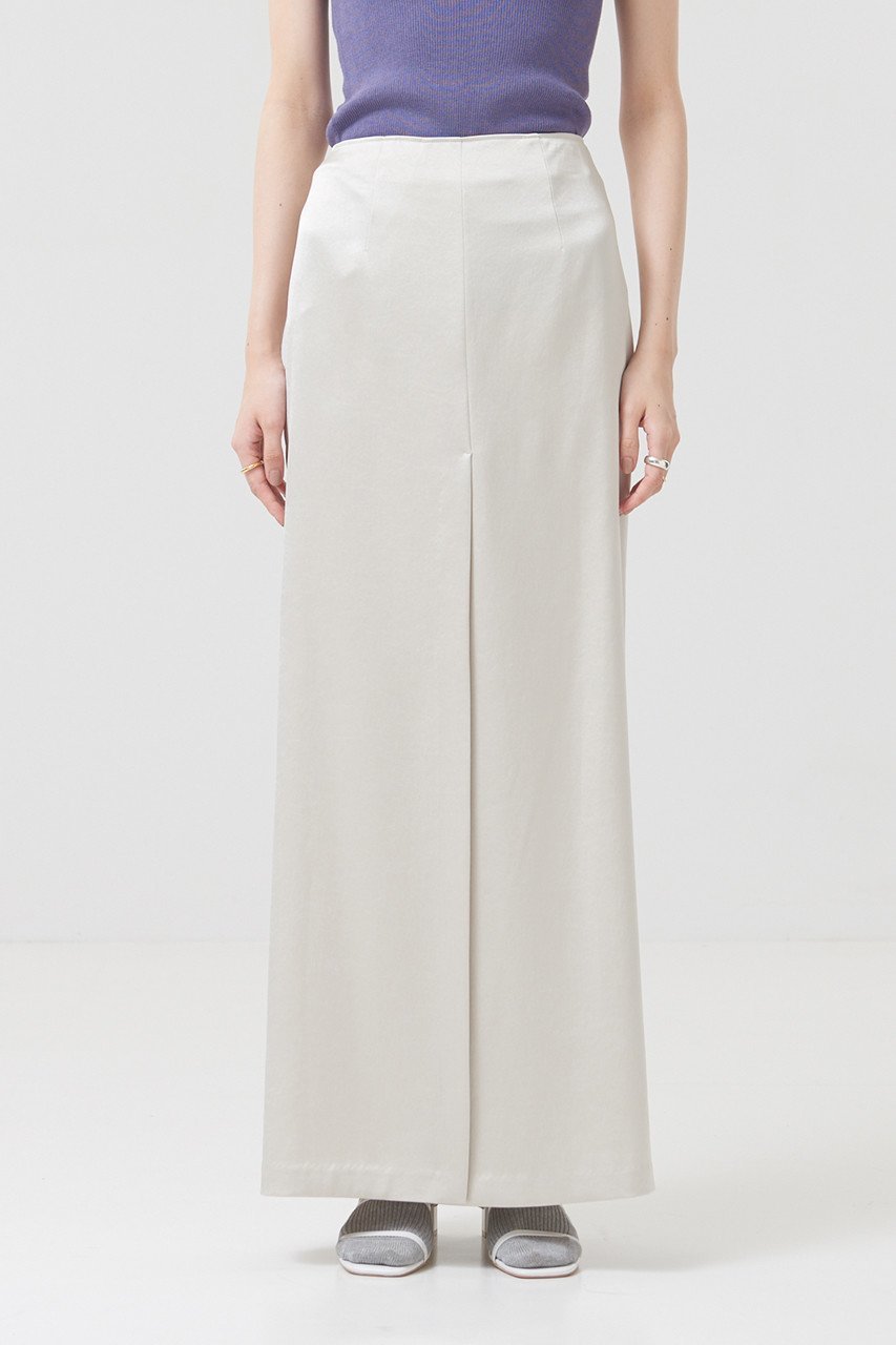 【ザ ストア バイ シー/THE STORE by C】のフロントスリットマキシスカート 人気、トレンドファッション・服の通販 founy(ファニー) 　ファッション　Fashion　レディースファッション　Fashion for Women　スカート　Skirts　ロングスカート　Long Skirts / Maxi & Midi Skirts　サテン　Satin, Glossy Fabric　ストレッチ　Stretch, Stretchy Fabric　ダブル　Double, Double-Breasted　ドレープ　Drape, Draping Fabric　ロング　Long, Long-Length　別注　Limited Edition, Custom Order　 other-1|ID: prp329100002689879 ipo3291000000032943998