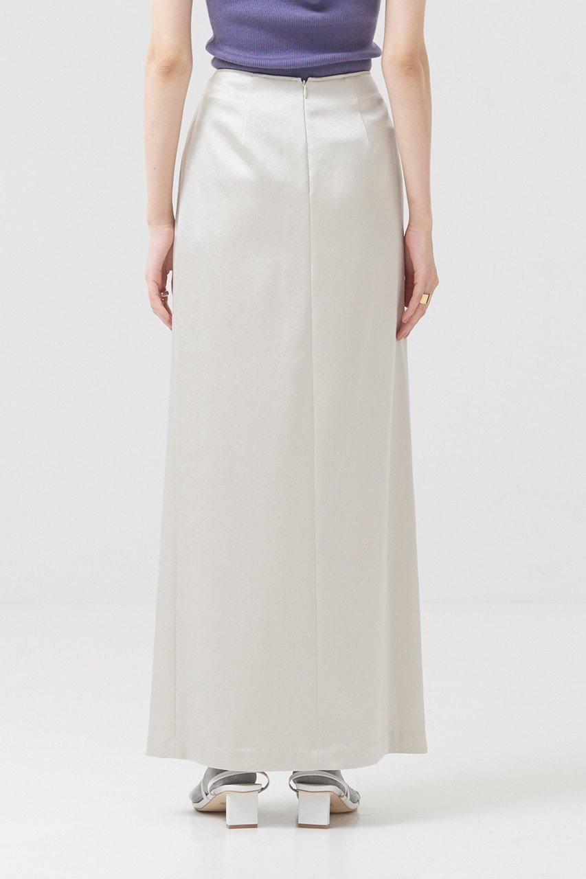 【ザ ストア バイ シー/THE STORE by C】のフロントスリットマキシスカート 人気、トレンドファッション・服の通販 founy(ファニー) ファッション Fashion レディースファッション Fashion for Women スカート Skirts ロングスカート Long Skirts / Maxi & Midi Skirts サテン Satin, Glossy Fabric ストレッチ Stretch, Stretchy Fabric ダブル Double, Double-Breasted ドレープ Drape, Draping Fabric ロング Long, Long-Length 別注 Limited Edition, Custom Order other-3|ID: prp329100002689879 ipo3291000000035345361