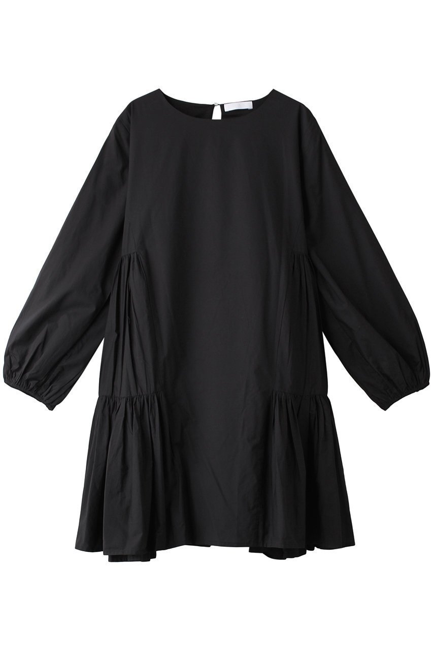 【マーレット/MERLETTE】のBYWARD ギャザースリーブ ティアードドレス 人気、トレンドファッション・服の通販 founy(ファニー) 　ファッション　Fashion　レディースファッション　Fashion for Women　ワンピース　Dresses　フォーマル・パーティードレス・結婚式用ドレス　Elegant & Casual Dresses　チュニック　Tunic Tops & Dresses　ギャザー　Gathered, Ruffled　スリーブ　Sleeve, Long Sleeve / Short Sleeve　チュニック　Tunic, Long Top　フェミニン　Feminine, Girly　フレア　Flare, Flared　定番　Standard, Basic Item　 other-1|ID: prp329100002710399 ipo3291000000032895159