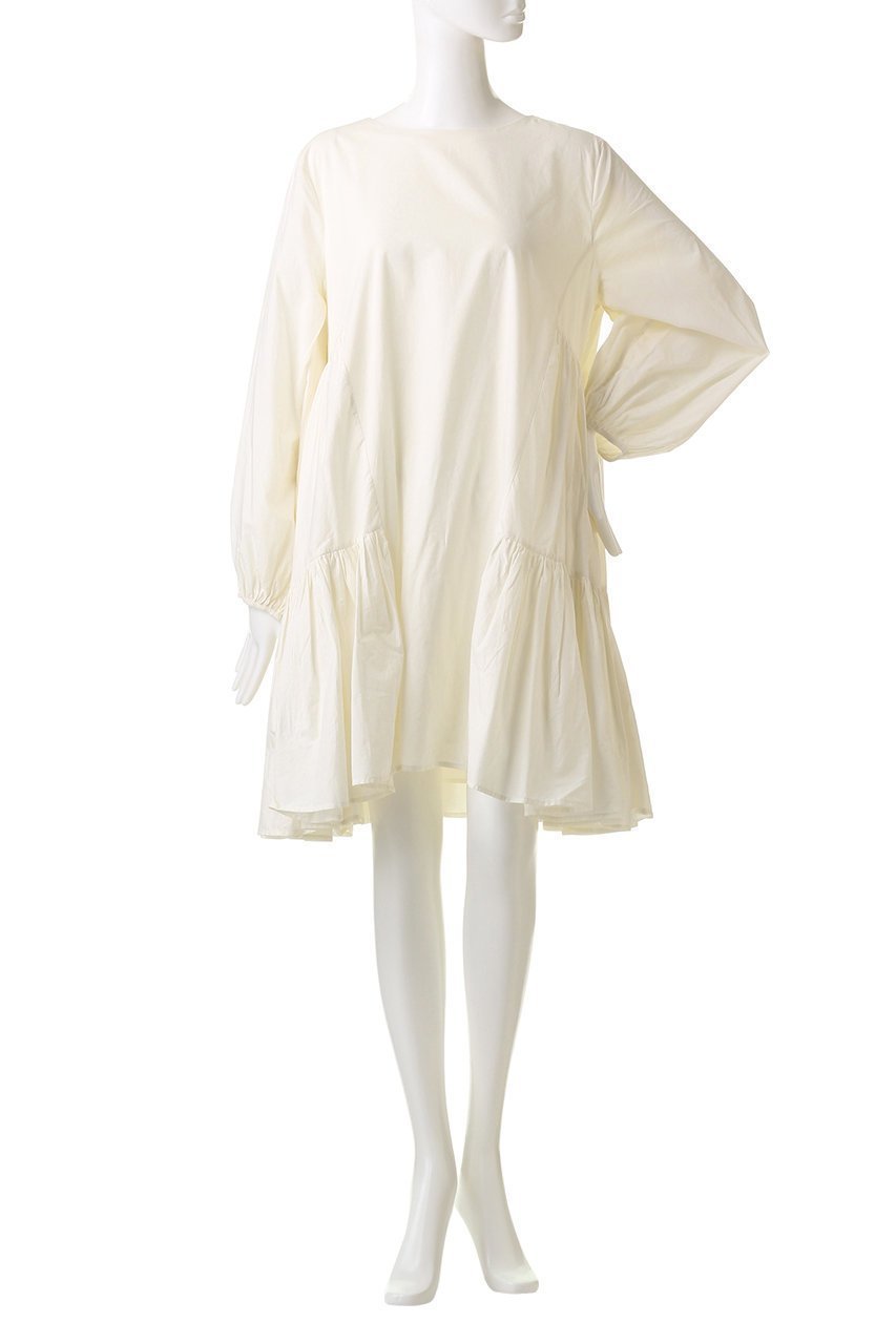 【マーレット/MERLETTE】のBYWARD ギャザースリーブ ティアードドレス 人気、トレンドファッション・服の通販 founy(ファニー) 　ファッション　Fashion　レディースファッション　Fashion for Women　ワンピース　Dresses　フォーマル・パーティードレス・結婚式用ドレス　Elegant & Casual Dresses　チュニック　Tunic Tops & Dresses　ギャザー　Gathered, Ruffled　スリーブ　Sleeve, Long Sleeve / Short Sleeve　チュニック　Tunic, Long Top　フェミニン　Feminine, Girly　フレア　Flare, Flared　定番　Standard, Basic Item　other-2|ID: prp329100002710399 ipo3291000000032895167