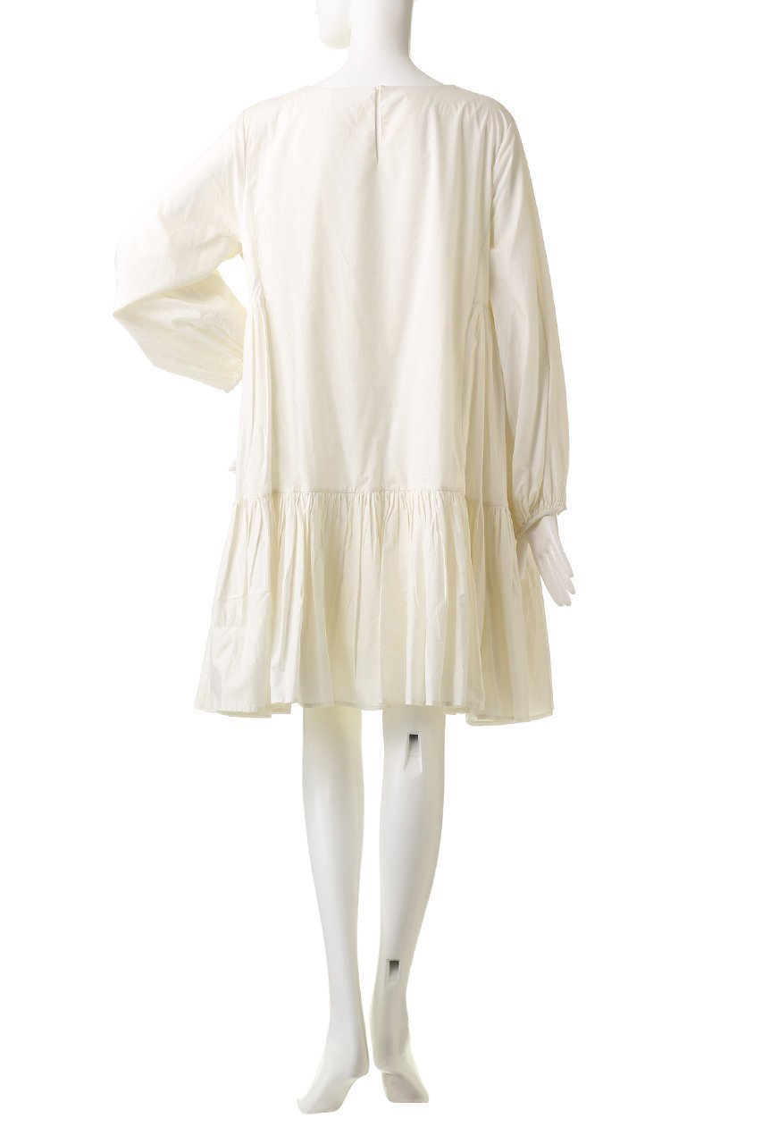 【マーレット/MERLETTE】のBYWARD ギャザースリーブ ティアードドレス 人気、トレンドファッション・服の通販 founy(ファニー) 　ファッション　Fashion　レディースファッション　Fashion for Women　ワンピース　Dresses　フォーマル・パーティードレス・結婚式用ドレス　Elegant & Casual Dresses　チュニック　Tunic Tops & Dresses　ギャザー　Gathered, Ruffled　スリーブ　Sleeve, Long Sleeve / Short Sleeve　チュニック　Tunic, Long Top　フェミニン　Feminine, Girly　フレア　Flare, Flared　再入荷　Restock / Back in Stock　定番　Standard, Basic Item　other-4|ID: prp329100002710399 ipo3291000000036909089