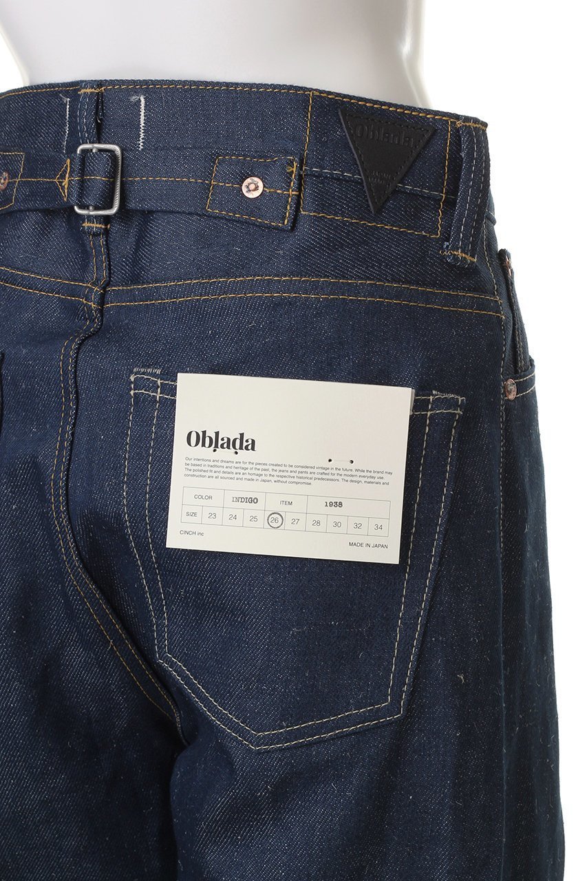 【オブラダ/Oblada】の1938 ハイウエストストレートデニムパンツ 人気、トレンドファッション・服の通販 founy(ファニー) 　ファッション　Fashion　レディースファッション　WOMEN　パンツ　Pants　デニムパンツ　Denim Pants　ダメージ　Damage　デニム　Denim　エレガント 上品　Elegant　other-6|ID: prp329100002713680 ipo3291000000031419868