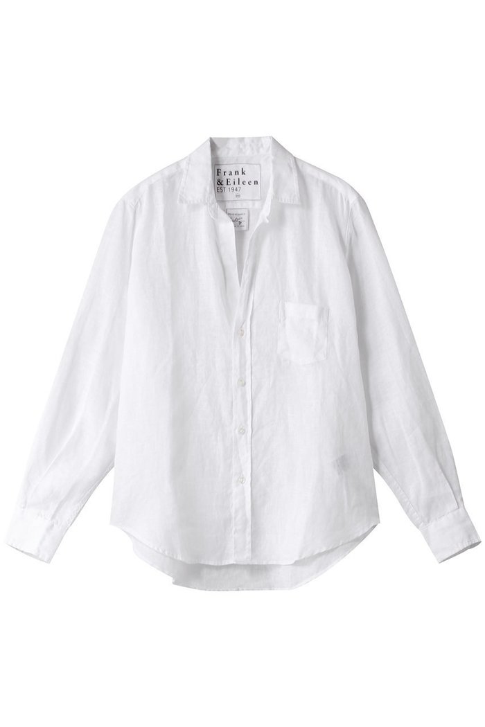 【フランク&アイリーン/Frank&Eileen】のEILEEN ホワイトリネンシャツ インテリア・キッズ・メンズ・レディースファッション・服の通販 founy(ファニー) https://founy.com/ ファッション Fashion レディースファッション Fashion for Women トップス・カットソー Cut & Sew Tops シャツ・ブラウス・オフィスカジュアル Elegant Blouses & Button-Ups シンプル Simple, Minimal スリーブ Sleeve, Long Sleeve / Short Sleeve リネン Linen, Linen Fabric ロング Long, Long-Length 定番 Standard, Basic Item 長袖 Long Sleeve, Full Sleeve |ID: prp329100002717780 ipo3291000000036391931