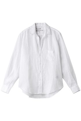 【フランク&アイリーン/Frank&Eileen】 EILEEN ホワイトリネンシャツ人気、トレンドファッション・服の通販 founy(ファニー) ファッション Fashion レディースファッション Fashion for Women トップス・カットソー Cut & Sew Tops シャツ・ブラウス・オフィスカジュアル Elegant Blouses & Button-Ups シンプル Simple, Minimal スリーブ Sleeve, Long Sleeve / Short Sleeve リネン Linen, Linen Fabric ロング Long, Long-Length 定番 Standard, Basic Item 長袖 Long Sleeve, Full Sleeve |ID:prp329100002717780
