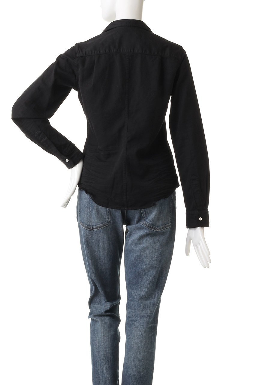 【フランク&アイリーン/Frank&Eileen】のBARRY ストーンウォッシュドインディゴ ブラックデニムシャツ 人気、トレンドファッション・服の通販 founy(ファニー) 　ファッション　Fashion　レディースファッション　WOMEN　トップス・カットソー　Tops/Tshirt　シャツ/ブラウス　Shirts/Blouses　シェイプ　Shape　シンプル　Simple　スリーブ　Sleeve　デニム　Denim　ロング　Long　エレガント 上品　Elegant　再入荷　Restock/Back In Stock/Re Arrival　定番　Standard　長袖　Long Sleeve　other-4|ID: prp329100002717782 ipo3291000000031423800