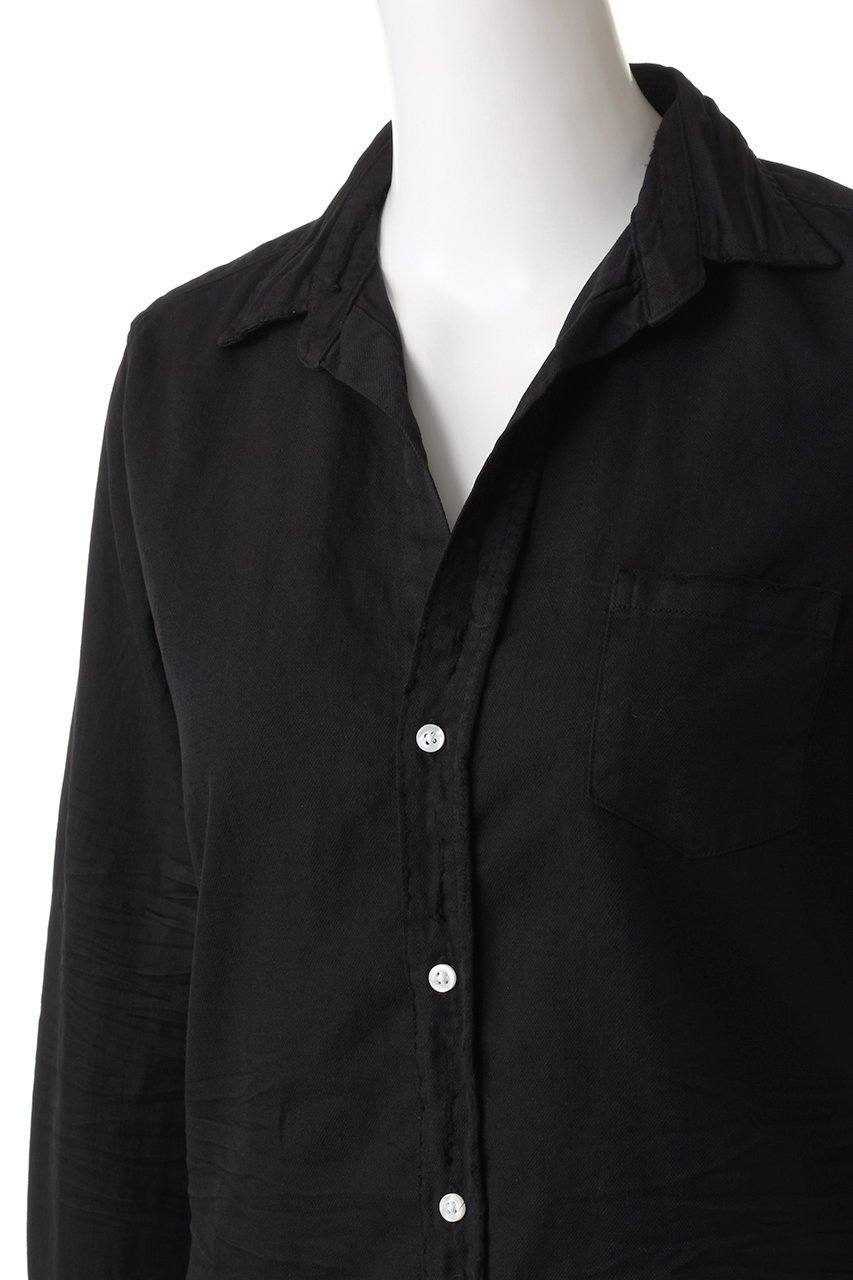 【フランク&アイリーン/Frank&Eileen】のBARRY ストーンウォッシュドインディゴ ブラックデニムシャツ 人気、トレンドファッション・服の通販 founy(ファニー) 　ファッション　Fashion　レディースファッション　Fashion for Women　トップス・カットソー　Cut & Sew Tops　シャツ・ブラウス・オフィスカジュアル　Elegant Blouses & Button-Ups　シェイプ　Shape, Slim Fit　シンプル　Simple, Minimal　スリーブ　Sleeve, Long Sleeve / Short Sleeve　デニム　Denim, Jeans Material　ロング　Long, Long-Length　エレガント 上品　Elegant　定番　Standard, Basic Item　長袖　Long Sleeve, Full Sleeve　other-5|ID: prp329100002717782 ipo3291000000035488091