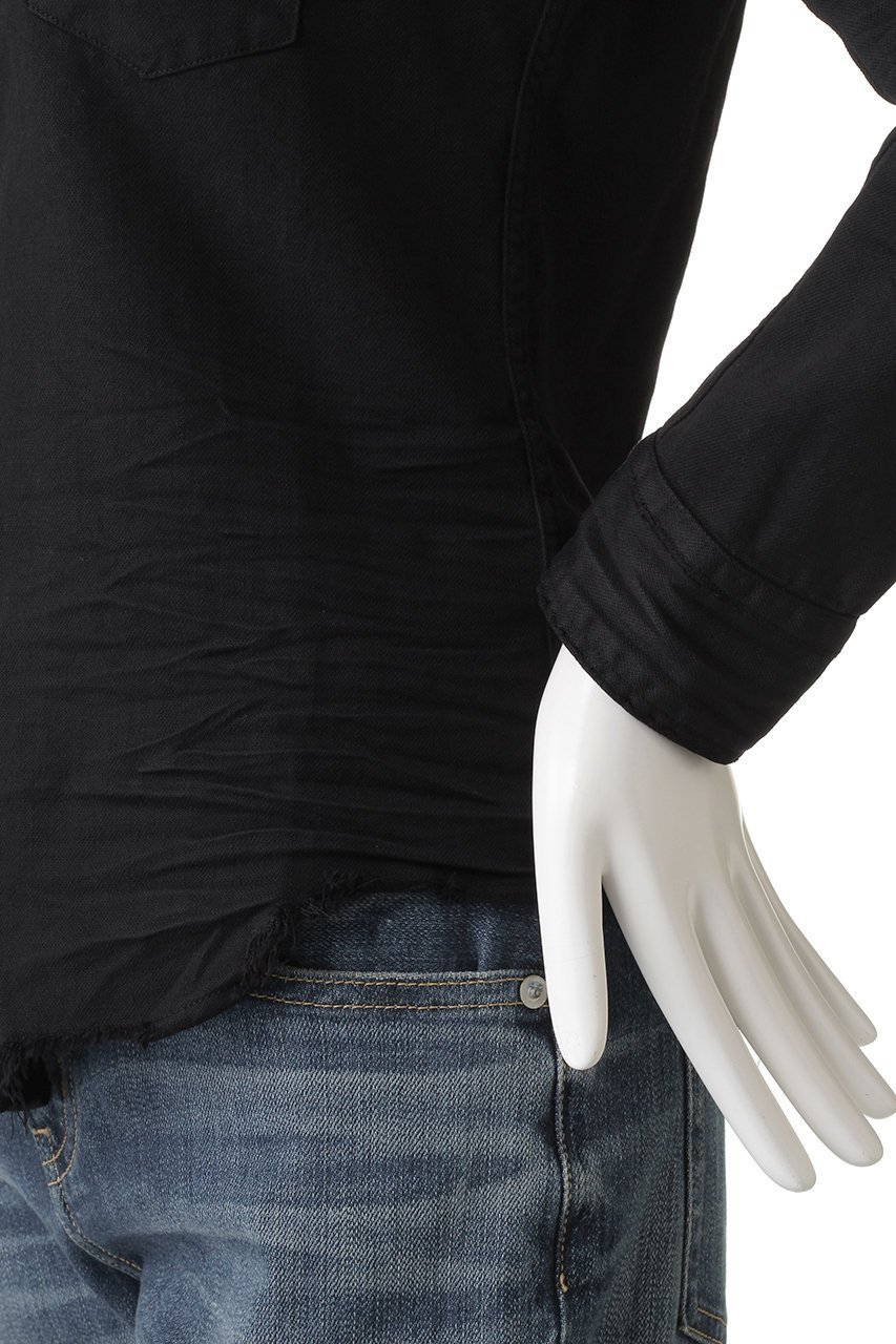 【フランク&アイリーン/Frank&Eileen】のBARRY ストーンウォッシュドインディゴ ブラックデニムシャツ 人気、トレンドファッション・服の通販 founy(ファニー) 　ファッション　Fashion　レディースファッション　Fashion for Women　トップス・カットソー　Cut & Sew Tops　シャツ・ブラウス・オフィスカジュアル　Elegant Blouses & Button-Ups　シェイプ　Shape, Slim Fit　シンプル　Simple, Minimal　スリーブ　Sleeve, Long Sleeve / Short Sleeve　デニム　Denim, Jeans Material　ロング　Long, Long-Length　エレガント 上品　Elegant　定番　Standard, Basic Item　長袖　Long Sleeve, Full Sleeve　other-6|ID: prp329100002717782 ipo3291000000035488092