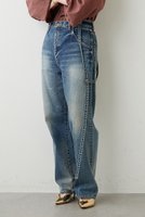 【ウィムガゼット/Whim Gazette】のサスペンダーDENIM 人気、トレンドファッション・服の通販 founy(ファニー) ファッション Fashion レディースファッション Fashion for Women パンツ Pants & Trousers デニムパンツ・ジーンズ・美脚デニム Denim Jeans & Pants アシンメトリー Asymmetrical Style サスペンダー Suspenders, Braces シンプル Simple, Minimal ストレート Straight, Straight Cut センター Center, Center Line デニム Denim, Jeans Material ユーズド Used, Vintage-Look 再入荷 Restock / Back in Stock |ID:prp329100002721686