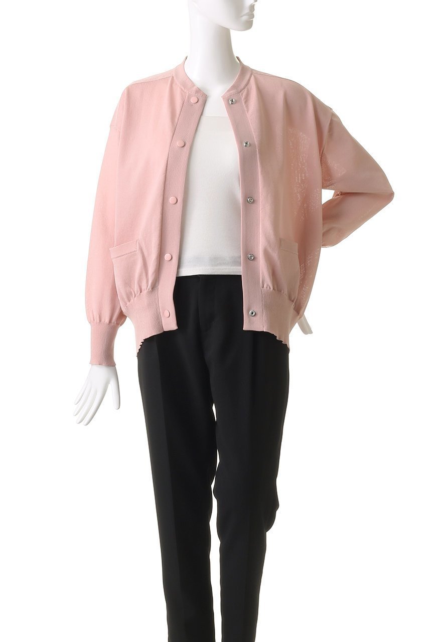 【スタニングルアー/STUNNING LURE】のハイツイストニットブルゾン 人気、トレンドファッション・服の通販 founy(ファニー) 　ファッション　Fashion　レディースファッション　WOMEN　アウター　Coat Outerwear　ジャケット　Jackets　ブルゾン　Blouson/Jackets　シンプル　Simple　ジャケット　Jacket　ブルゾン　Blouson　ポケット　Pocket　エレガント 上品　Elegant　NEW・新作・新着・新入荷　New Arrivals　other-7|ID: prp329100002731485 ipo3291000000031887480
