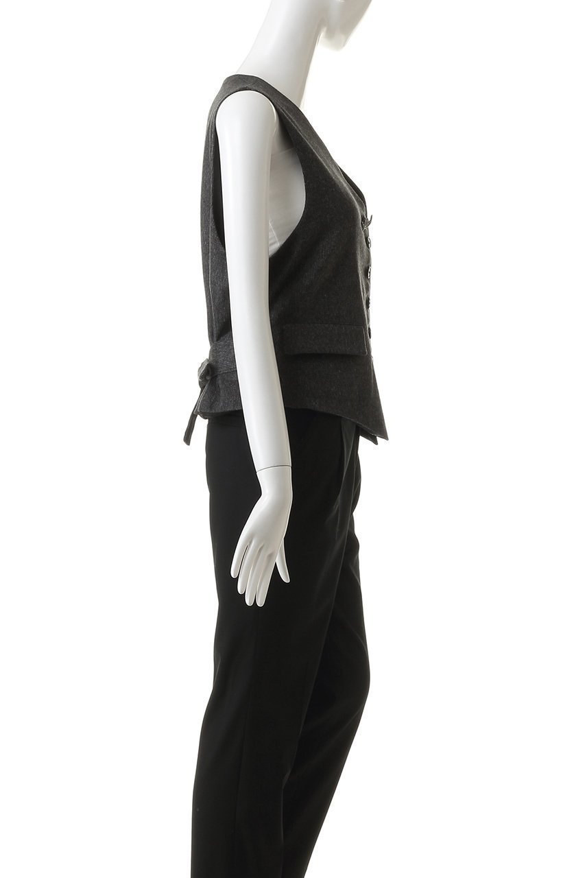 【エリオポール/heliopole】の【BARENA】GILET ROMEO-MICRO 人気、トレンドファッション・服の通販 founy(ファニー) 　ファッション　Fashion　レディースファッション　Fashion for Women　アウター　Coat / Outerwear Collection　レディースジャケット・軽アウター　Jackets　ジャケット　Jacket, Outerwear　チェック　Check, Plaid, Tartan　ブローチ　Brooch, Pin Brooch　ベスト　Vest, Waistcoat　メランジ　Melange, Mixed Yarn　リボン　Ribbon, Bow　A/W・秋冬　Autumn/Winter　other-3|ID: prp329100002731606 ipo3291000000035655409