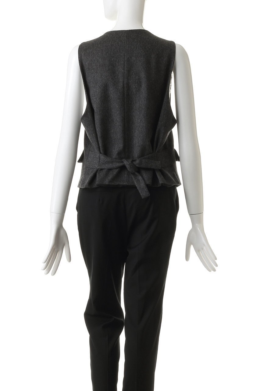 【エリオポール/heliopole】の【BARENA】GILET ROMEO-MICRO 大人の最旬トレンドファッション＆コーディネート founy(ファウニー) 　ファッション　Fashion　レディースファッション　Fashion for Women　アウター　Coat / Outerwear Collection　レディースジャケット・軽アウター　Jackets　ジャケット　Jacket, Outerwear　チェック　Check, Plaid, Tartan　ブローチ　Brooch, Pin Brooch　ベスト　Vest, Waistcoat　メランジ　Melange, Mixed Yarn　リボン　Ribbon, Bow　A/W・秋冬　Autumn/Winter　other-4|ID: prp329100002731606 ipo3291000000036797843