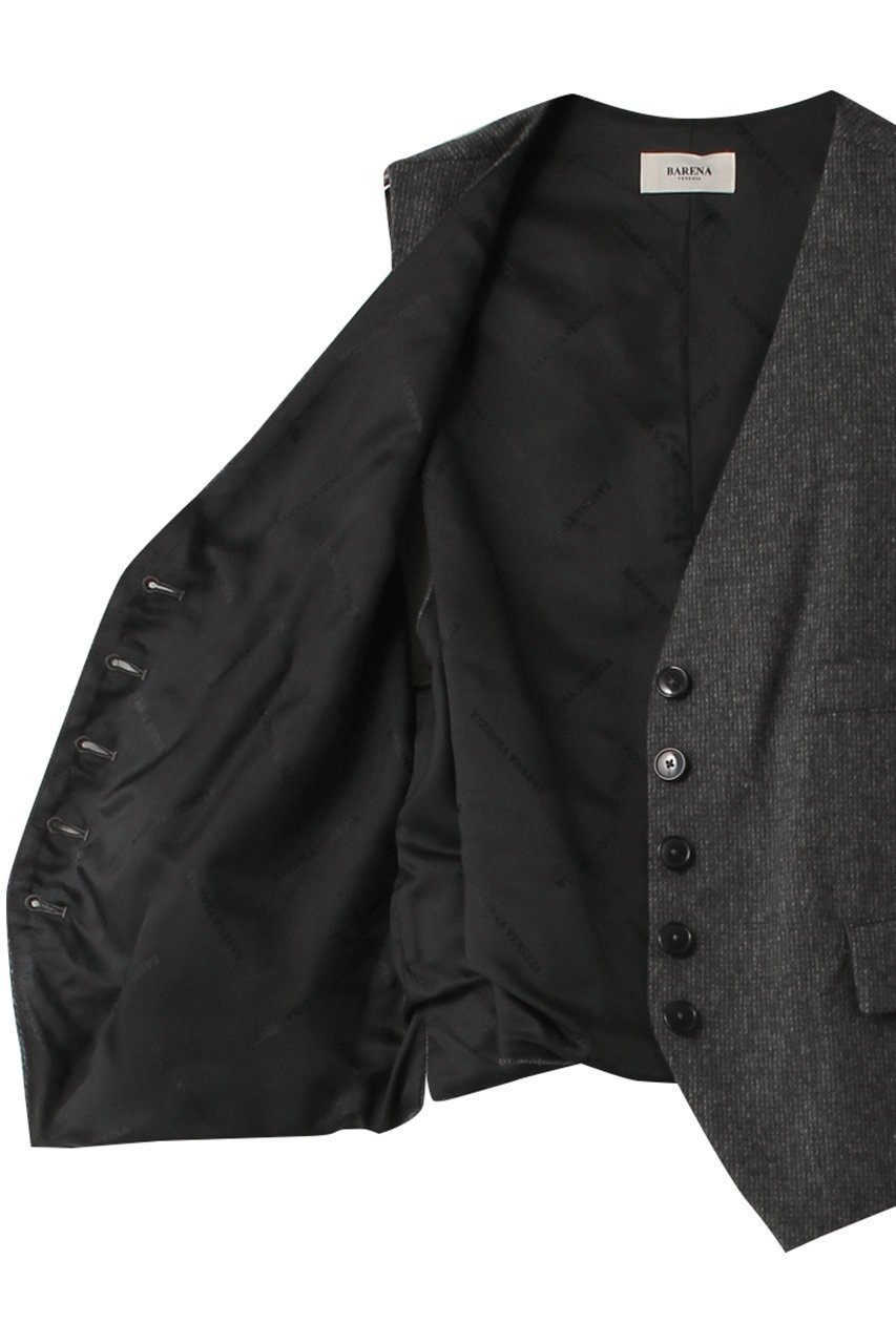 【エリオポール/heliopole】の【BARENA】GILET ROMEO-MICRO 大人の最旬トレンドファッション＆コーディネート founy(ファウニー) 　ファッション　Fashion　レディースファッション　Fashion for Women　アウター　Coat / Outerwear Collection　レディースジャケット・軽アウター　Jackets　ジャケット　Jacket, Outerwear　チェック　Check, Plaid, Tartan　ブローチ　Brooch, Pin Brooch　ベスト　Vest, Waistcoat　メランジ　Melange, Mixed Yarn　リボン　Ribbon, Bow　A/W・秋冬　Autumn/Winter　other-7|ID: prp329100002731606 ipo3291000000036797846