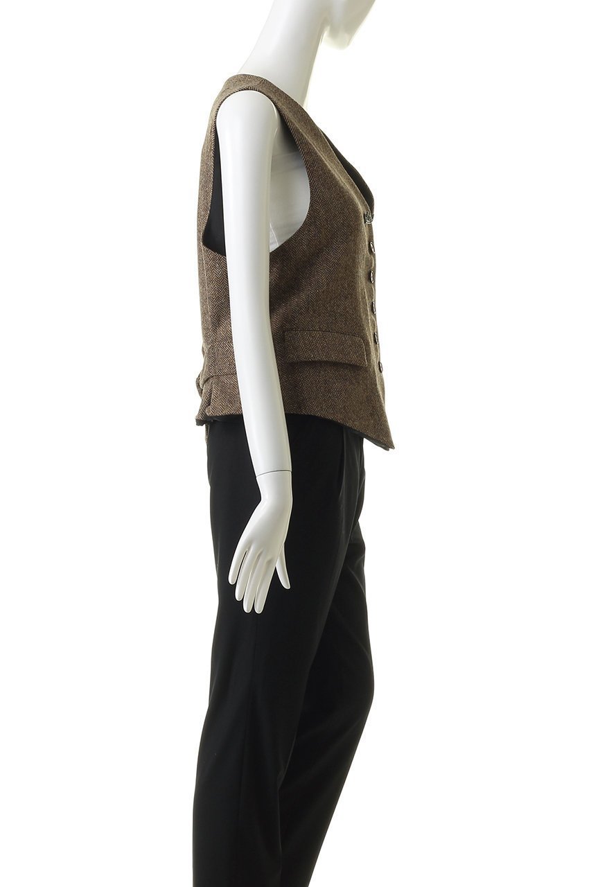 【エリオポール/heliopole】の【BARENA】GILET ROMEO-SAGITTA 人気、トレンドファッション・服の通販 founy(ファニー) 　ファッション　Fashion　レディースファッション　Fashion for Women　アウター　Coat / Outerwear Collection　レディースジャケット・軽アウター　Jackets　ジャケット　Jacket, Outerwear　ブローチ　Brooch, Pin Brooch　ベスト　Vest, Waistcoat　メランジ　Melange, Mixed Yarn　リボン　Ribbon, Bow　A/W・秋冬　Autumn/Winter　other-3|ID: prp329100002731607 ipo3291000000032913640