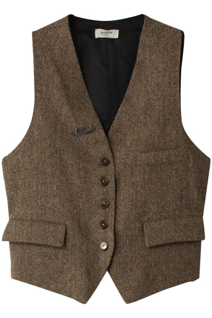 【エリオポール/heliopole】の【BARENA】GILET ROMEO-SAGITTA インテリア・キッズ・メンズ・レディースファッション・服の通販 founy(ファニー) https://founy.com/ ファッション Fashion レディースファッション Fashion for Women アウター Coat / Outerwear Collection レディースジャケット・軽アウター Jackets ジャケット Jacket, Outerwear ブローチ Brooch, Pin Brooch ベスト Vest, Waistcoat メランジ Melange, Mixed Yarn リボン Ribbon, Bow A/W・秋冬 Autumn/Winter |ID: prp329100002731607 ipo3291000000036530520