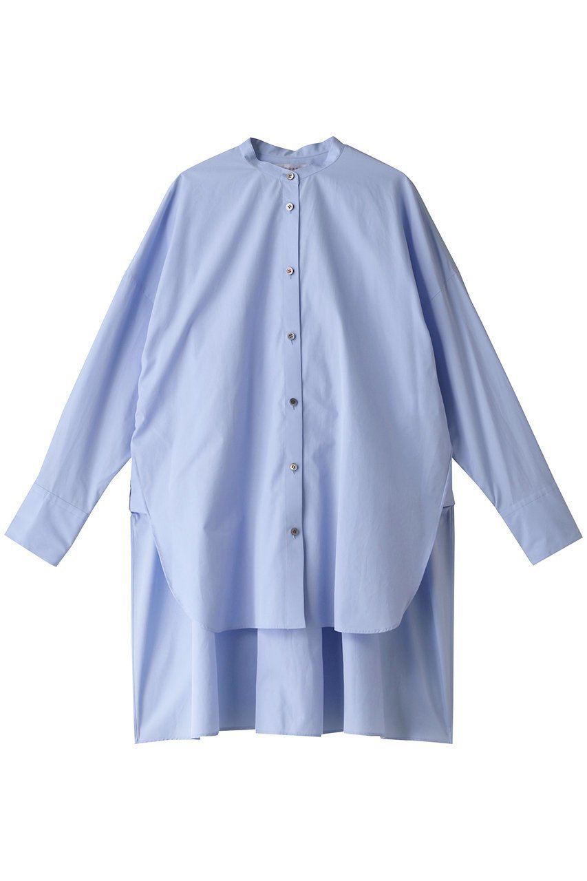 【アドーア/ADORE】のTHOMAS MASON COブロードシャツ インテリア・キッズ・メンズ・レディースファッション・服の通販 founy(ファニー) 　ファッション　Fashion　レディースファッション　WOMEN　トップス・カットソー　Tops/Tshirt　シャツ/ブラウス　Shirts/Blouses　シンプル　Simple　スリーブ　Sleeve　ティアード　Tiered　ブロード　Broad　ヘムライン　Hemline　ロング　Long　ブルー|ID: prp329100002736745 ipo3291000000030864830