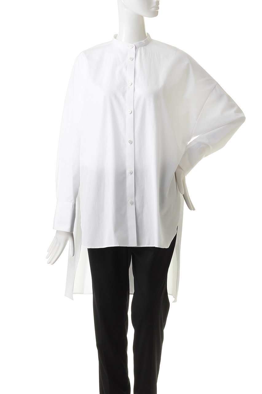 【アドーア/ADORE】のTHOMAS MASON COブロードシャツ 人気、トレンドファッション・服の通販 founy(ファニー) 　ファッション　Fashion　レディースファッション　Fashion for Women　トップス・カットソー　Cut & Sew Tops　シャツ・ブラウス・オフィスカジュアル　Elegant Blouses & Button-Ups　シンプル　Simple, Minimal　スリーブ　Sleeve, Long Sleeve / Short Sleeve　ティアード　Tiered, Tiered Style　ブロード　Broadcloth, Fine Cotton　ヘムライン　Hemline, Bottom Cut　ロング　Long, Long-Length　other-2|ID: prp329100002736745 ipo3291000000032864096