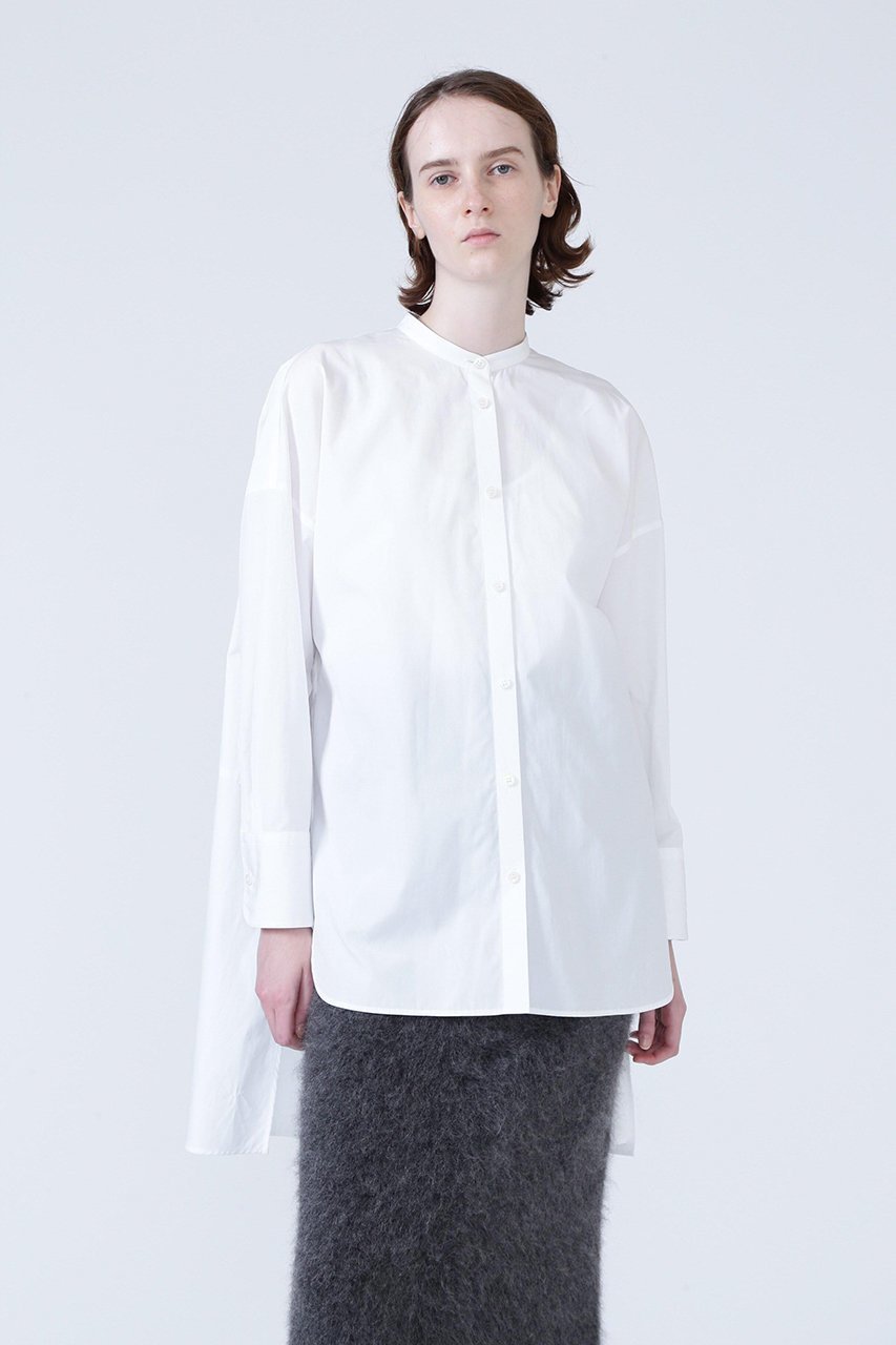 【アドーア/ADORE】のTHOMAS MASON COブロードシャツ 人気、トレンドファッション・服の通販 founy(ファニー) 　ファッション　Fashion　レディースファッション　Fashion for Women　トップス・カットソー　Cut & Sew Tops　シャツ・ブラウス・オフィスカジュアル　Elegant Blouses & Button-Ups　イタリア　Italy　インナー　Innerwear　シンプル　Simple, Minimal　スタンダード　Standard, Basic　スリーブ　Sleeve, Long Sleeve / Short Sleeve　ティアード　Tiered, Tiered Style　ブロード　Broadcloth, Fine Cotton　ヘムライン　Hemline, Bottom Cut　ロング　Long, Long-Length　おすすめ　Recommended / Our Picks　 other-1|ID: prp329100002736745 ipo3291000000035248590