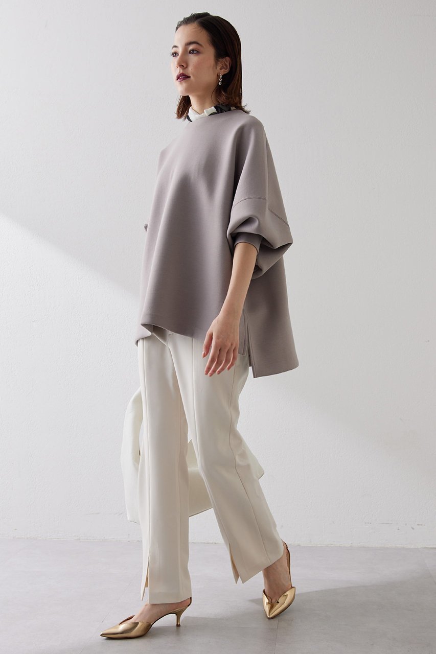 【ウィムガゼット/Whim Gazette】のフロントスリットパンツ 人気、トレンドファッション・服の通販 founy(ファニー) 　ファッション　Fashion　レディースファッション　Fashion for Women　パンツ　Pants & Trousers　ストレッチ　Stretch, Stretchy Fabric　スリット　Slit, Slit Detail　フレア　Flare, Flared　フロント　Front, Front Design　エレガント 上品　Elegant　other-7|ID: prp329100002760243 ipo3291000000032919380