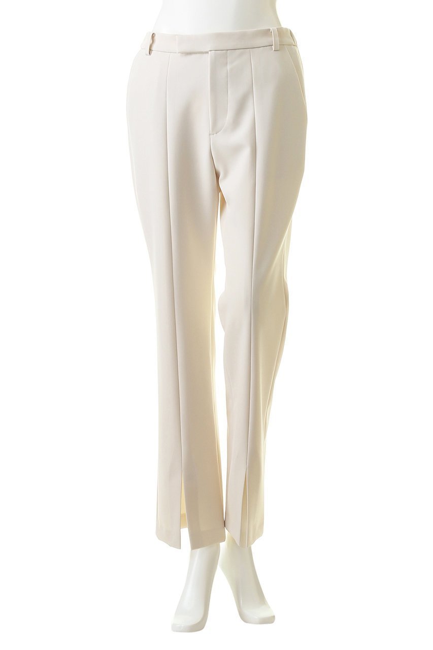 【ウィムガゼット/Whim Gazette】のフロントスリットパンツ 人気、トレンドファッション・服の通販 founy(ファニー) 　ファッション　Fashion　レディースファッション　Fashion for Women　パンツ　Pants & Trousers　ストレッチ　Stretch, Stretchy Fabric　スリット　Slit, Slit Detail　フレア　Flare, Flared　フロント　Front, Front Design　エレガント 上品　Elegant　other-2|ID: prp329100002760243 ipo3291000000033654673