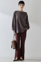 【ウィムガゼット/Whim Gazette】のフロントスリットパンツ 人気、トレンドファッション・服の通販 founy(ファニー) ファッション Fashion レディースファッション Fashion for Women パンツ Pants & Trousers クール Cool, Chic スタイリッシュ Stylish, Fashionable スリット Slit, Slit Detail センター Center, Center Line フレア Flare, Flared フロント Front, Front Design エレガント 上品 Elegant thumbnail ブラウン|ID: prp329100002760243 ipo3291000000036458634