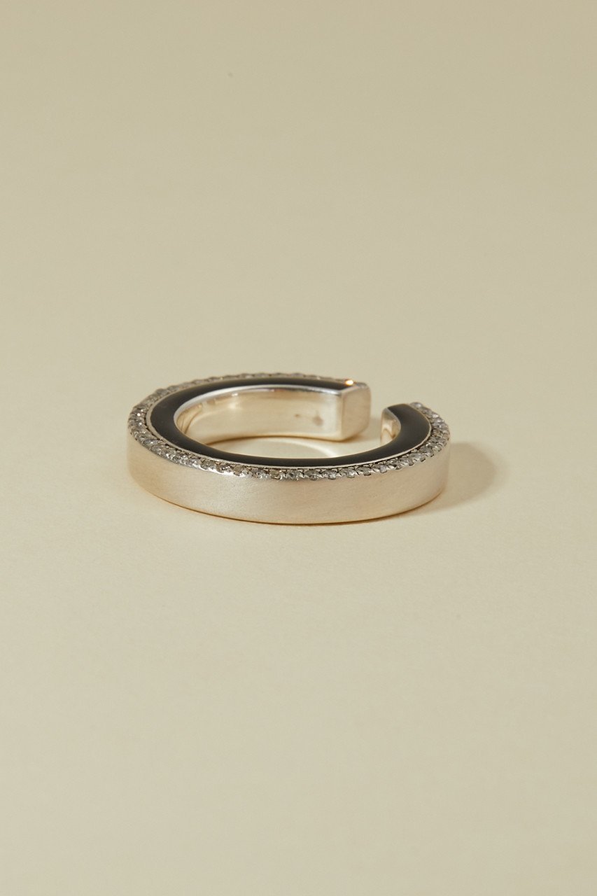 【アドリン ヒュー/Adlin Hue】のMin Cuff Ring 人気、トレンドファッション・服の通販 founy(ファニー) 　ファッション　Fashion　レディースファッション　Fashion for Women　ジュエリー　Jewelry　ファッションリング　Fashion Rings　イヤリング・フープ・ドロップタイプ　Hoop, Drop & Clip Earrings　イヤリング　Earrings　インド　Indian Textile　エナメル　Patent Leather　other-2|ID: prp329100002760305 ipo3291000000035885248