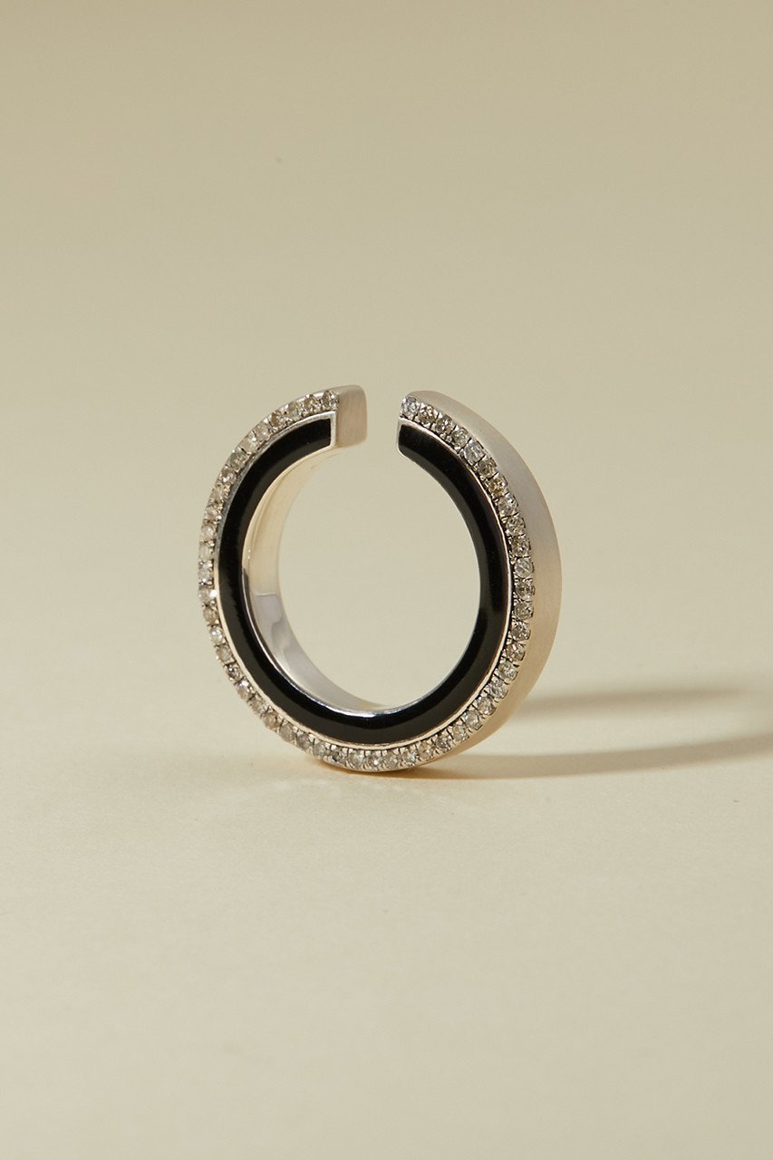 【アドリン ヒュー/Adlin Hue】のMin Cuff Ring 人気、トレンドファッション・服の通販 founy(ファニー) 　ファッション　Fashion　レディースファッション　Fashion for Women　ジュエリー　Jewelry　ファッションリング　Fashion Rings　イヤリング・フープ・ドロップタイプ　Hoop, Drop & Clip Earrings　イヤリング　Earrings　インド　Indian Textile　エナメル　Patent Leather　other-3|ID: prp329100002760305 ipo3291000000035885249