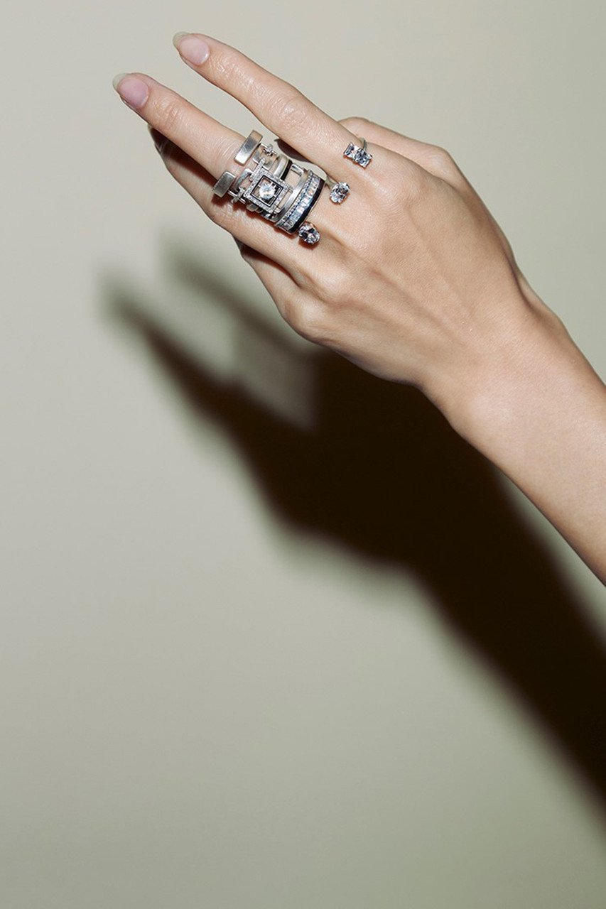 【アドリン ヒュー/Adlin Hue】のRoyal Blue Moon Milda Ring 人気、トレンドファッション・服の通販 founy(ファニー) 　ファッション　Fashion　レディースファッション　Fashion for Women　インド　Indian Textile　エナメル　Patent Leather　スクエア　Square, Square Shape　ストーン　Stone, Gem-Like　フレーム　Frame, Outline　モダン　Modern, Contemporary　ラウンド　Round, Round Neck　other-3|ID: prp329100002760310 ipo3291000000031418904