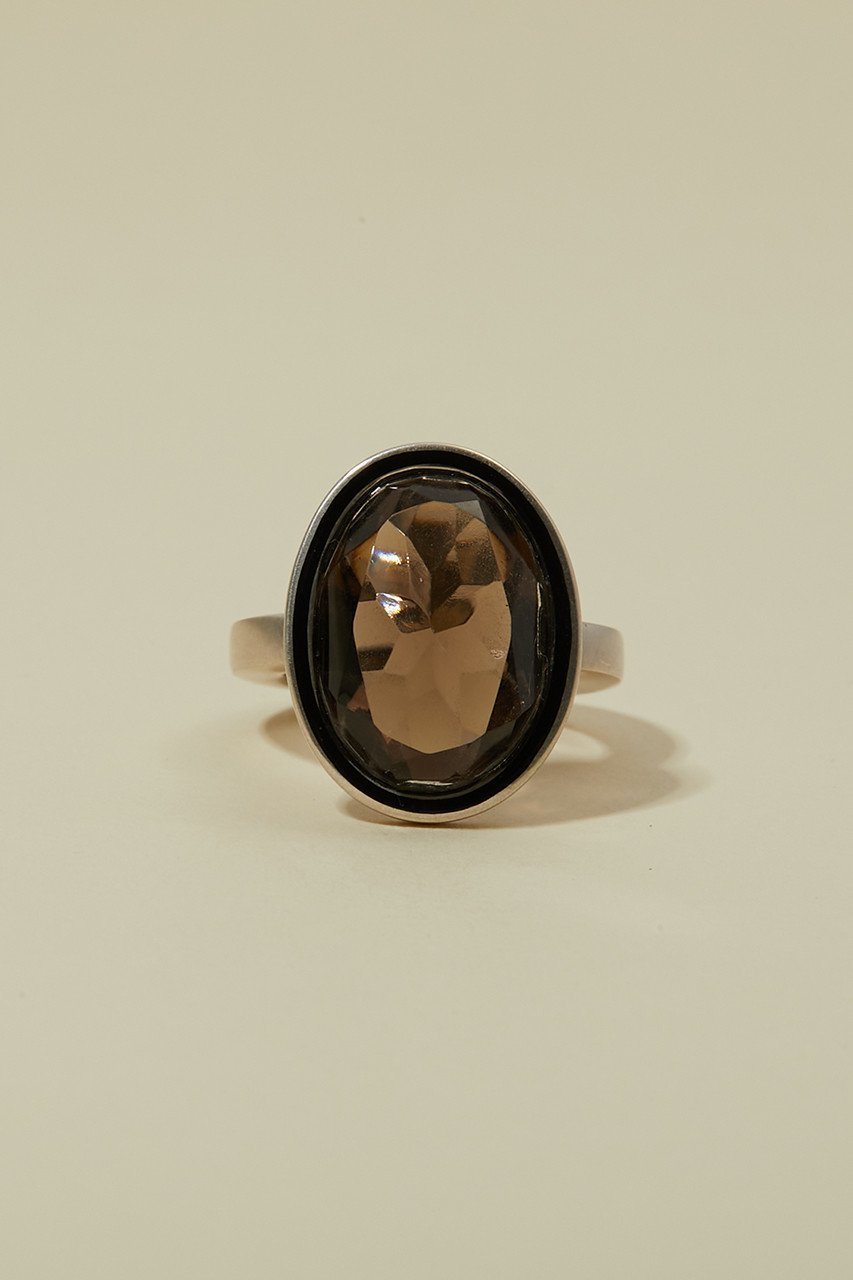 【アドリン ヒュー/Adlin Hue】のSmoky Quartz Agatha Ring 人気、トレンドファッション・服の通販 founy(ファニー) 　ファッション　Fashion　レディースファッション　Fashion for Women　ジュエリー　Jewelry　エナメル　Patent Leather　ストーン　Stone, Gem-Like　モダン　Modern, Contemporary　 other-1|ID: prp329100002760316 ipo3291000000035757571