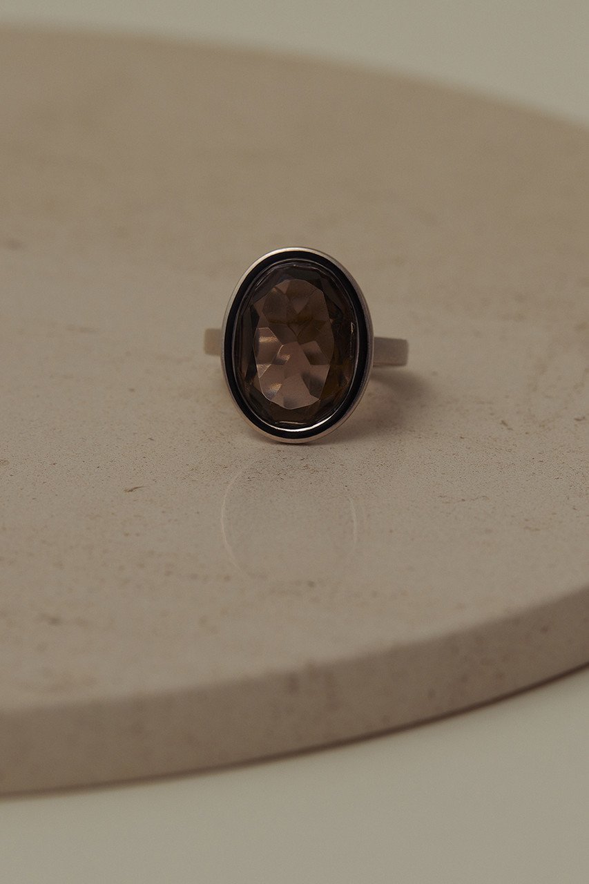 【アドリン ヒュー/Adlin Hue】のSmoky Quartz Agatha Ring 人気、トレンドファッション・服の通販 founy(ファニー) 　ファッション　Fashion　レディースファッション　Fashion for Women　ジュエリー　Jewelry　エナメル　Patent Leather　ストーン　Stone, Gem-Like　モダン　Modern, Contemporary　other-3|ID: prp329100002760316 ipo3291000000035757574