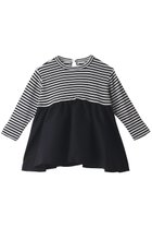 【アミカ/AMICA / KIDS】の【BABY&KIDS】ボーダーバレリーナロングT-ドレス 人気、トレンドファッション・服の通販 founy(ファニー) ファッション Fashion キッズファッション Fashion for Kids ワンピース Dresses グログラン Grosgrain, Grosgrain Ribbon ドレス Dress, One-Piece ボーダー Border, Stripe モダン Modern, Contemporary モノトーン Monotone, Black and White リラックス Relax, Relaxed Fit 人気 Popular, Best Seller 秋 Autumn thumbnail ホワイト×ブラック(7M-3Y)|ID: prp329100002773040 ipo3291000000032844084