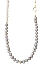 【ナチュラリジュエリ/NATURALI JEWELRY】のパールドッキングネックレス グレー|ID: prp329100002776546 ipo3291000000030802467