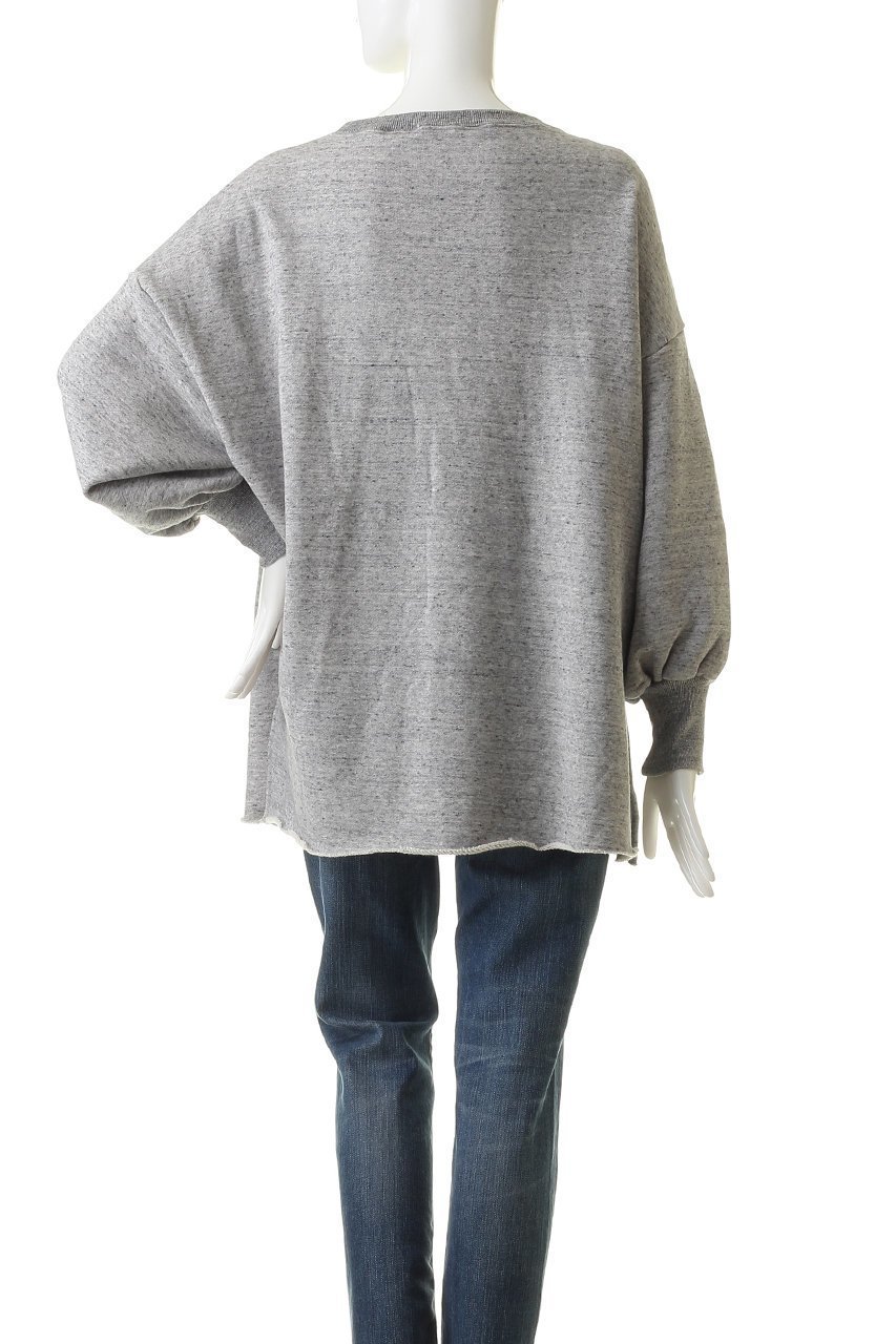 【ウィムガゼット/Whim Gazette】のフロッキーロゴスウェット 人気、トレンドファッション・服の通販 founy(ファニー) 　ファッション　Fashion　レディースファッション　Fashion for Women　トップス・カットソー　Cut & Sew Tops　シャツ・ブラウス・オフィスカジュアル　Elegant Blouses & Button-Ups　レディースパーカー・カジュアルフーディー　Casual Hoodies & Sweatshirts　ロングTシャツ・Tシャツ　Longline T-Shirts & Tees　スウェット・クルーネックトップス　Sweatshirts & Crewnecks / Relaxed Fit Sweat Tops　カットソー・ベーシックTシャツ　Cut-and-Sewn Tops / Stretch Tees & Basics　スリット　Slit, Slit Detail　メランジ　Melange, Mixed Yarn　other-4|ID: prp329100002776561 ipo3291000000032872982