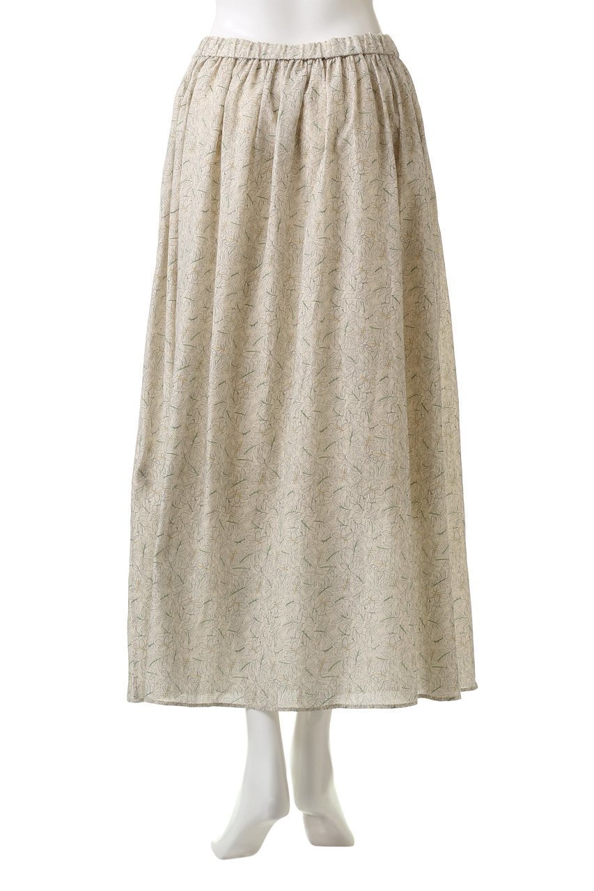 【プリスティン/PRISTINE】のリーフプリントギャザーSK 人気、トレンドファッション・服の通販 founy(ファニー) 　ファッション　Fashion　レディースファッション　Fashion for Women　スカート　Skirts　ギャザー　Gathered, Ruffled　セットアップ　Set-Up, Coordinated Outfit　プリント　Print, Printed Pattern　リーフ　Leaf, Botanical Leaf　ロング　Long, Long-Length　other-4|ID: prp329100002804283 ipo3291000000036432986