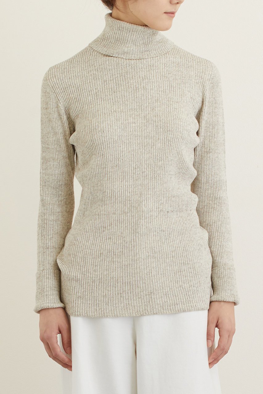 【プリスティン/PRISTINE】のヤク混リブタートルニット 人気、トレンドファッション・服の通販 founy(ファニー) 　ファッション　Fashion　レディースファッション　Fashion for Women　トップス・カットソー　Cut & Sew Tops　ニット　Knit Tops & Sweaters　カジュアルプルオーバー・ニットトップス　Pullovers & Knit Tops / Casual Pullovers　なめらか　Smooth, Silky Texture　タートル　Turtleneck, Turtle Collar　フィット　Fit, Slim Fit　人気　Popular, Best Seller　定番　Standard, Basic Item　other-7|ID: prp329100002804286 ipo3291000000032944938