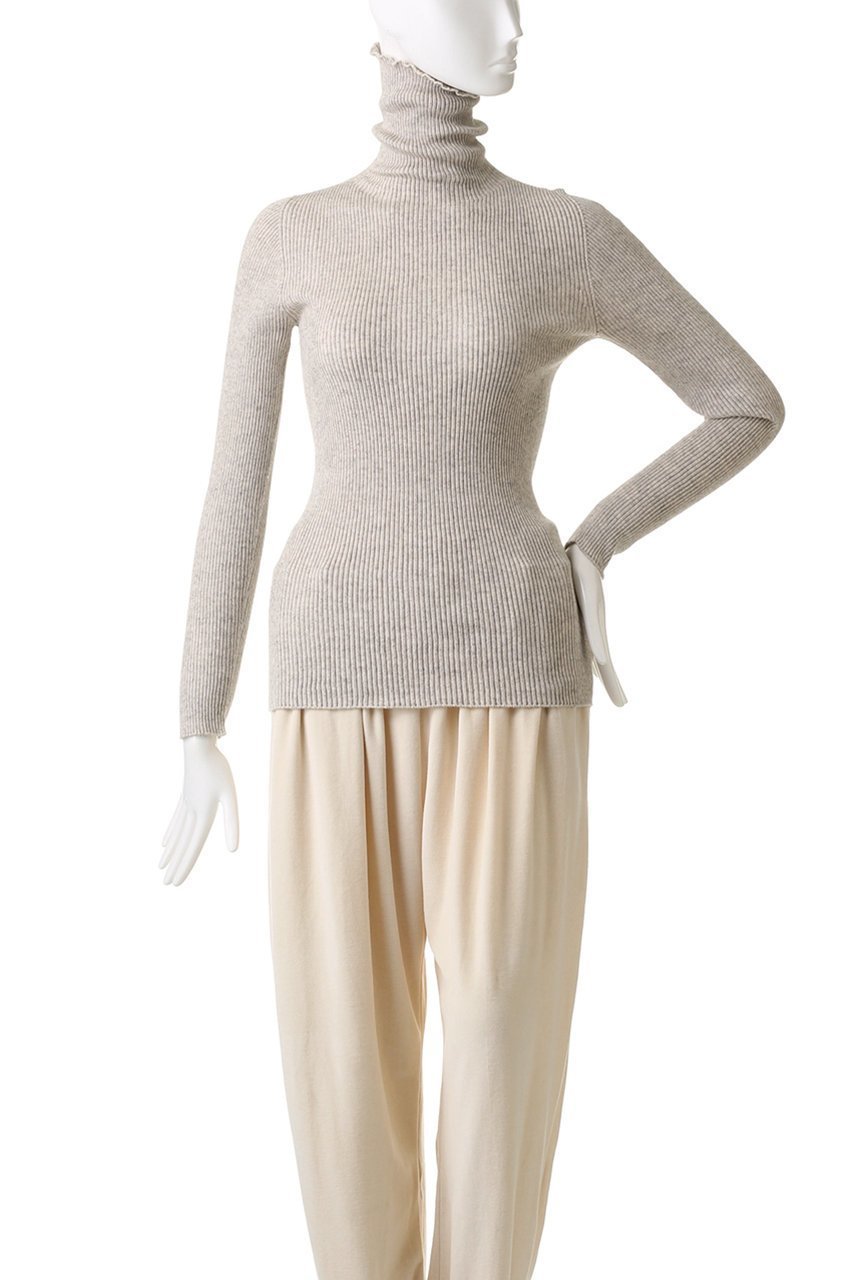 【プリスティン/PRISTINE】のヤク混リブタートルニット 人気、トレンドファッション・服の通販 founy(ファニー) 　ファッション　Fashion　レディースファッション　Fashion for Women　トップス・カットソー　Cut & Sew Tops　ニット　Knit Tops & Sweaters　カジュアルプルオーバー・ニットトップス　Pullovers & Knit Tops / Casual Pullovers　なめらか　Smooth, Silky Texture　タートル　Turtleneck, Turtle Collar　フィット　Fit, Slim Fit　人気　Popular, Best Seller　定番　Standard, Basic Item　other-2|ID: prp329100002804286 ipo3291000000036778706