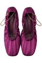 【ウィムガゼット/Whim Gazette】の【THE PAUSE】サテンフラットシューズ 人気、トレンドファッション・服の通販 founy(ファニー) ファッション Fashion レディースファッション WOMEN ギャザー Gather サテン Satin シューズ Shoes チェーン Chain パープル Purple フラット Flat ベーシック Basic thumbnail パープル|ID: prp329100002813590 ipo3291000000020638027