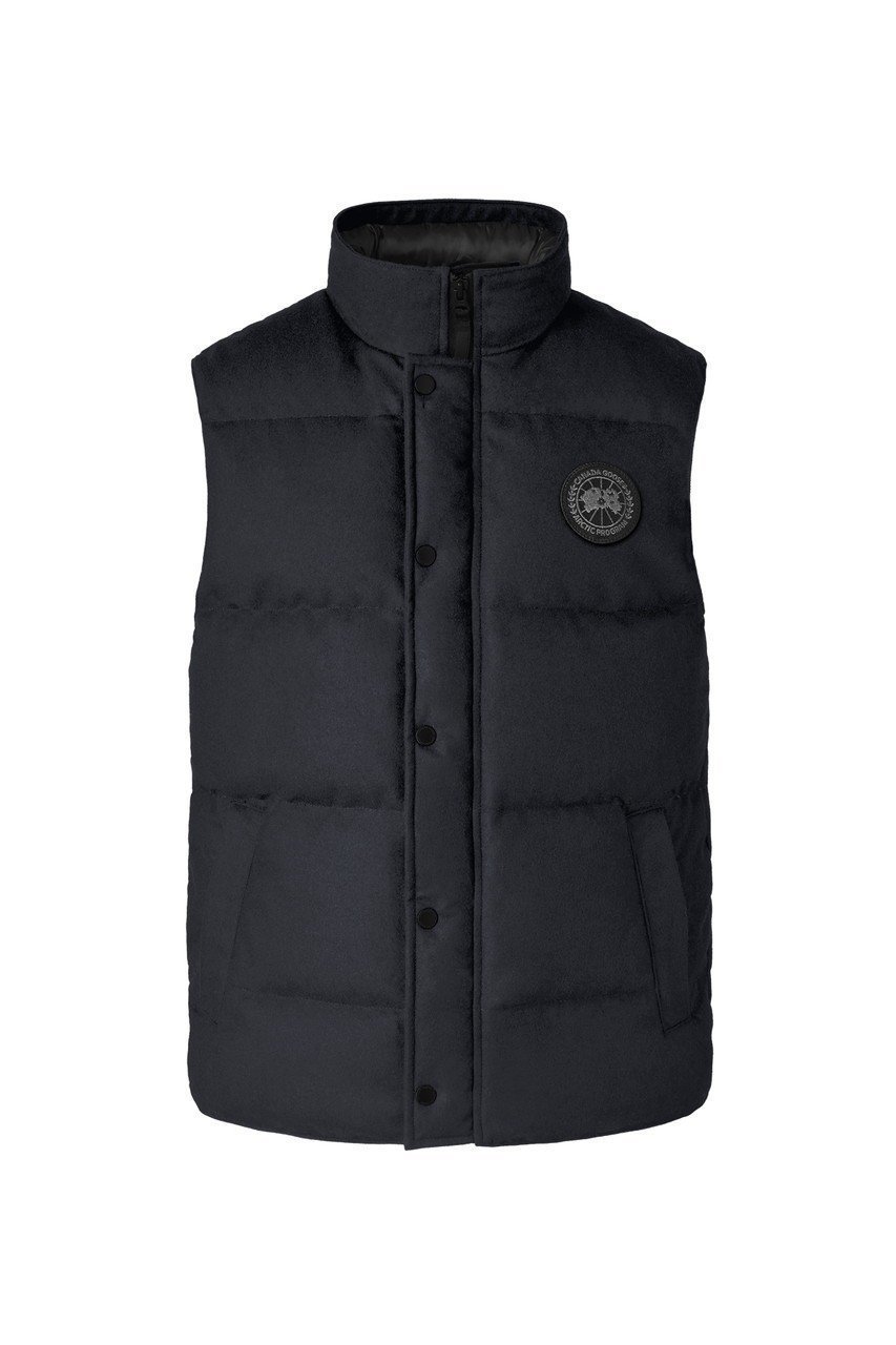 【カナダグース/CANADA GOOSE / MEN】の【MEN】4151M1 Garson Vest ガーソンベスト ウール インテリア・キッズ・メンズ・レディースファッション・服の通販 founy(ファニー) 　ファッション　Fashion　メンズファッション　MEN　ダウン　Down　ベスト　Vest　モダン　Modern　ロング　Long　NEW・新作・新着・新入荷　New Arrivals　カーボンメランジ|ID: prp329100002813668 ipo3291000000029988069