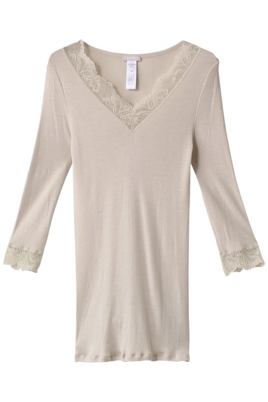 【ハンロ/HANRO】の22AW WOOLEN LACE七分袖 人気、トレンドファッション・服の通販 founy(ファニー) 　ファッション　Fashion　レディースファッション　Fashion for Women　下着・ランジェリー　Lingerie & Intimates　その他ランジェリー・インナーアイテム　Other Lingerie / Intimates　2022年　2022　2022-2023秋冬・A/W　Autumn/Winter 2022–23 AW22–23　おすすめ　Recommended / Our Picks　インナー　Innerwear　シルク　Silk, 100% Silk　セットアップ　Set-Up, Coordinated Outfit　フィット　Fit, Slim Fit　ランジェリー　Lingerie, Intimate Wear　レース　Lace, Lace Fabric　A/W・秋冬　Autumn/Winter　 other-1|ID: prp329100002818041 ipo3291000000035335757