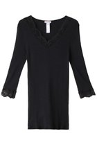 【ハンロ/HANRO】の22AW WOOLEN LACE七分袖 ブラック|ID: prp329100002818041 ipo3291000000035335759