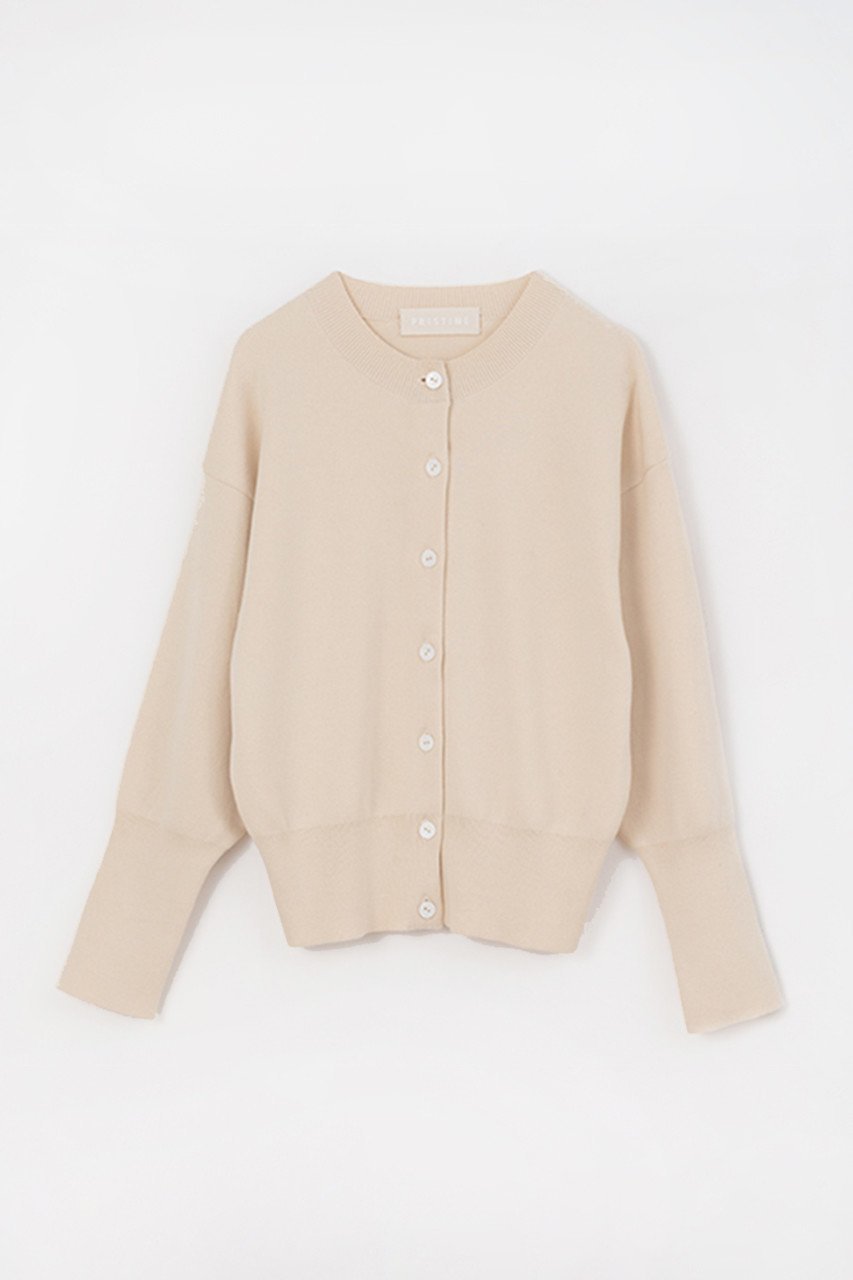 【プリスティン/PRISTINE】のカステラニットカーデ 人気、トレンドファッション・服の通販 founy(ファニー) 　ファッション　Fashion　レディースファッション　Fashion for Women　トップス・カットソー　Cut & Sew Tops　ニット　Knit Tops & Sweaters　カーディガン・羽織り　Layered Style Cardigans　カーディガン　Cardigan, Knitwear　コンパクト　Compact, Small Size　トレンド　Trend, Trending Now　エレガント 上品　Elegant　羽織　Haori, Light Jacket　other-6|ID: prp329100002826598 ipo3291000000036760377