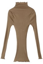 【アロマティック/AROMATIQUE】のシルクアコーディオン ボトルネック ロングスリーブ ブロンズ|ID: prp329100002829987 ipo3291000000036149866