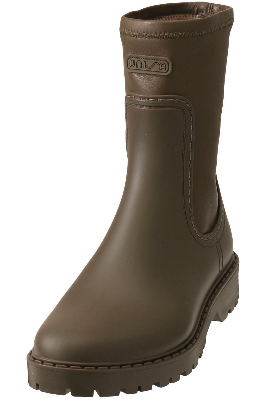 【エスメラルダ/Esmeralda】の【UNISA】ミドルレインブーツ 人気、トレンドファッション・服の通販 founy(ファニー) 　ファッション　Fashion　レディースファッション　Fashion for Women　コンビ　Combo, Combination Style　シンプル　Simple, Minimal　ドッキング　Docking, Mixed Material　再入荷　Restock / Back in Stock　other-2|ID: prp329100002840361 ipo3291000000036037683