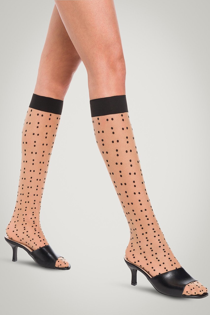 【ウォルフォード/Wolford】の34400 Dots Knee-Highs 人気、トレンドファッション・服の通販 founy(ファニー) 　ファッション　Fashion　レディースファッション　WOMEN　タイツ　Tights　レッグウェア　Legwear　ストッキング　Stockings　ソックス　Socks　タイツ　Tights　ドット　Dot　other-3|ID: prp329100002840414 ipo3291000000031408741